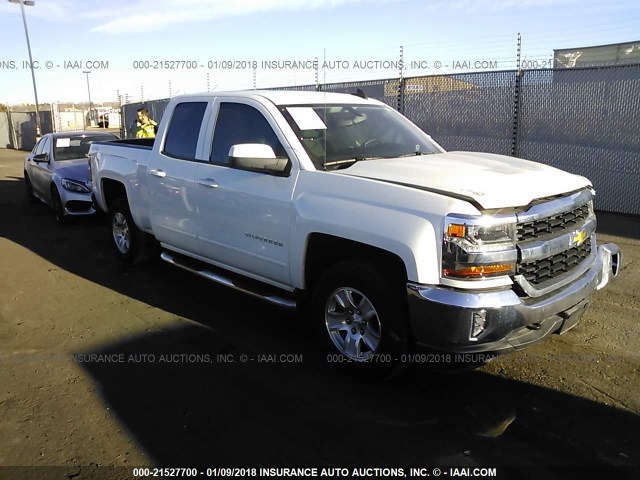 1GCVKREH8HZ217709 - 2017 CHEVROLET SILVERADO K1500 LT WHITE photo 1