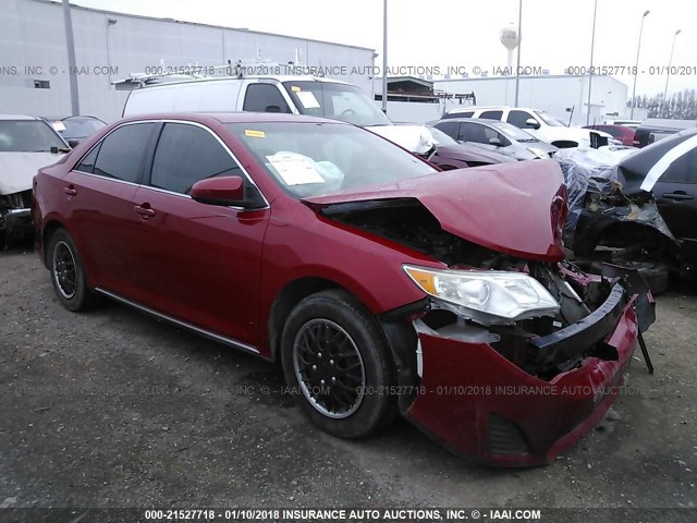 4T4BF1FK1CR260380 - 2012 TOYOTA CAMRY SE/LE/XLE 红色 照片 1