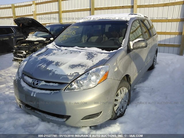 5TDZA23C86S465105 - 2006 TOYOTA SIENNA CE/LE BEIGE photo 2