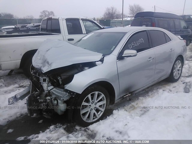 1G11F5SL5FF228498 - 2015 CHEVROLET MALIBU LTZ 银色 照片 2