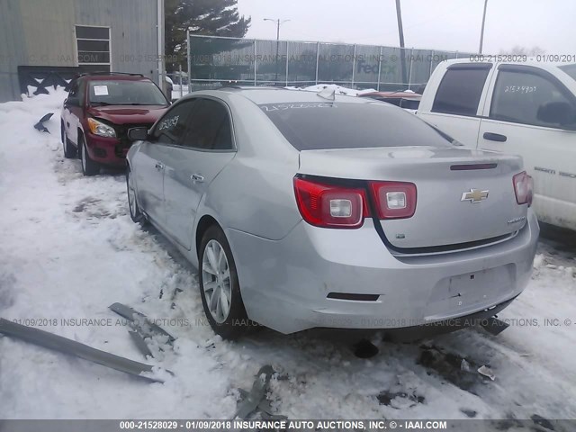 1G11F5SL5FF228498 - 2015 CHEVROLET MALIBU LTZ 银色 照片 3
