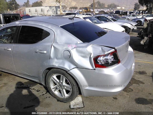 1B3BD1FB1BN526494 - 2011 DODGE AVENGER MAINSTREET SILVER photo 6