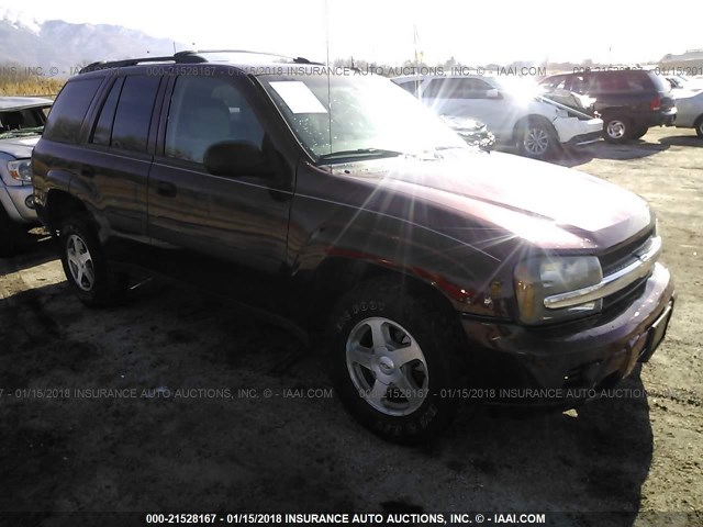 1GNDT13S152153081 - 2005 CHEVROLET TRAILBLAZER LS/LT MAROON photo 1