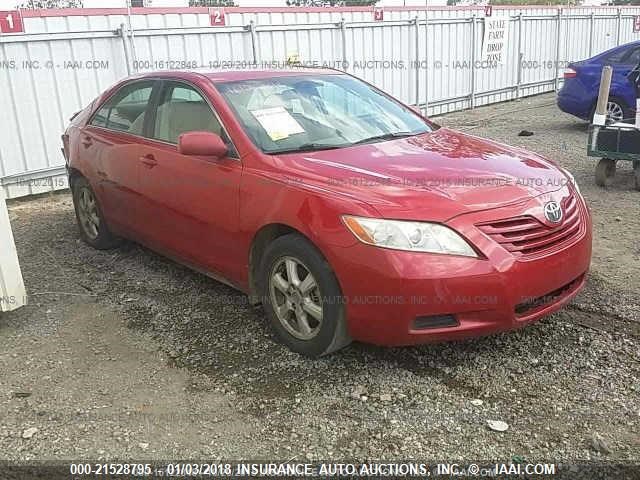 4T1BE46K18U232911 - 2008 TOYOTA CAMRY CE/LE/XLE/SE RED photo 1