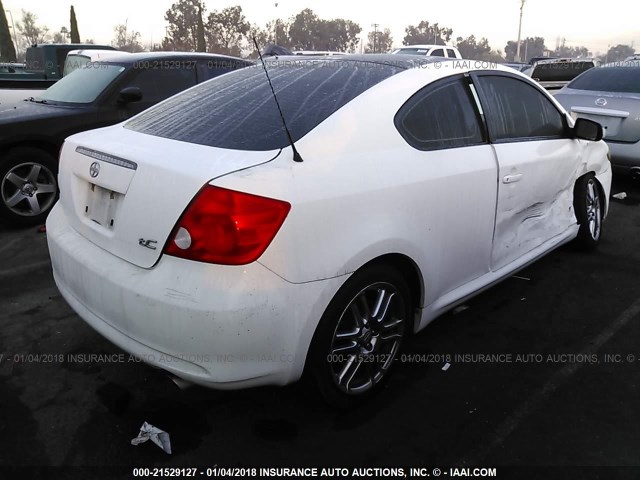 JTKDE177370152904 - 2007 TOYOTA SCION TC 白色 照片 4