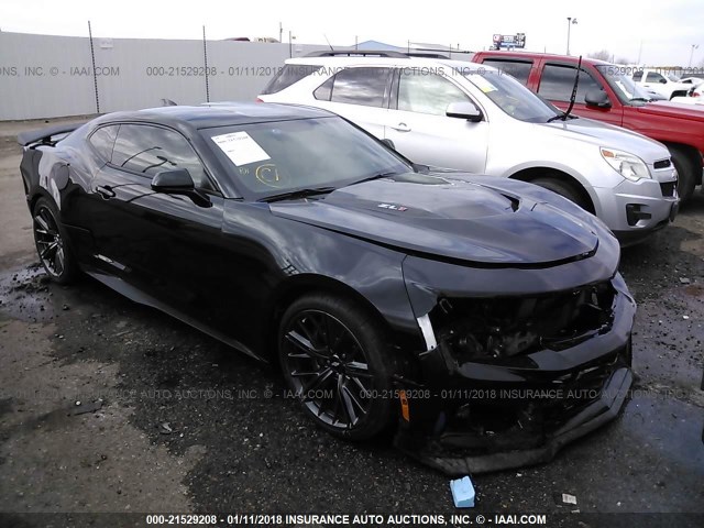 1G1FK1R67J0118509 - 2018 CHEVROLET CAMARO ZL1 黑色 照片 1