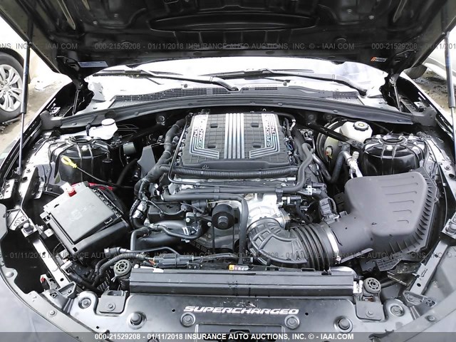1G1FK1R67J0118509 - 2018 CHEVROLET CAMARO ZL1 黑色 照片 10