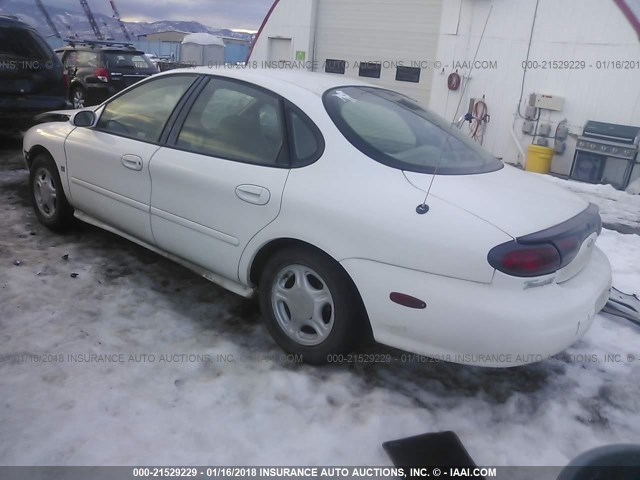 1FAFP52S1WG153610 - 1998 FORD TAURUS LX/SE WHITE photo 3