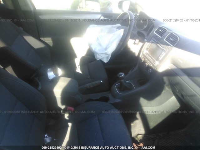 WVWAB7AJ2CW347815 - 2012 VOLKSWAGEN GOLF 灰色 照片 5