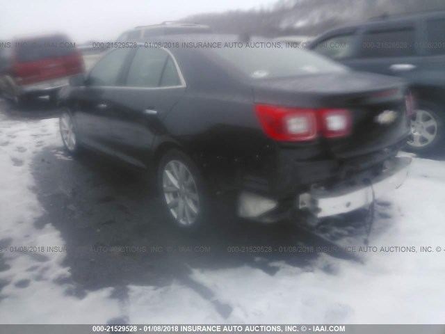 1G11H5SL0EF117138 - 2014 CHEVROLET MALIBU LTZ 黑色 照片 3