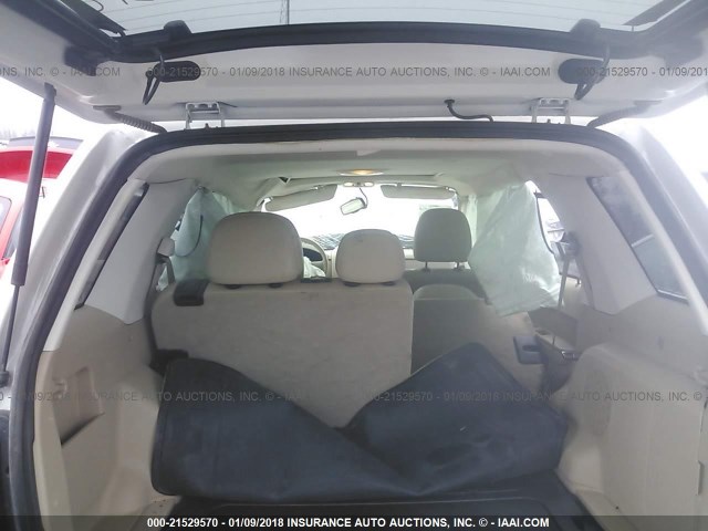 1FMCU0EGXCKC60451 - 2012 FORD ESCAPE LIMITED WHITE photo 8