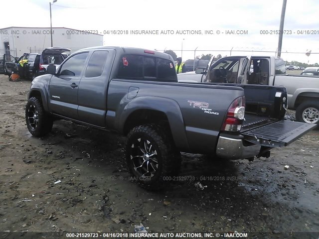 5TFUU4EN0BX021605 - 2011 TOYOTA TACOMA ACCESS CAB Grau Foto 3
