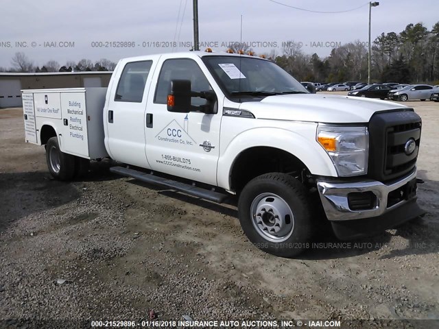 1FD8W3HT1FED71211 - 2015 FORD F350 SUPER DUTY WHITE photo 1