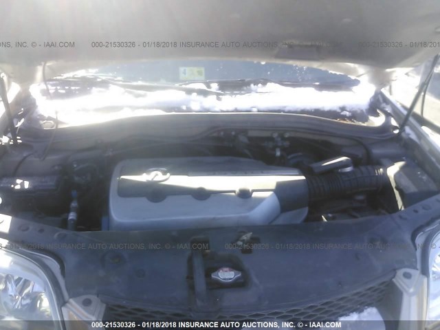 2HNYD18915H501279 - 2005 ACURA MDX TOURING Champagne photo 10