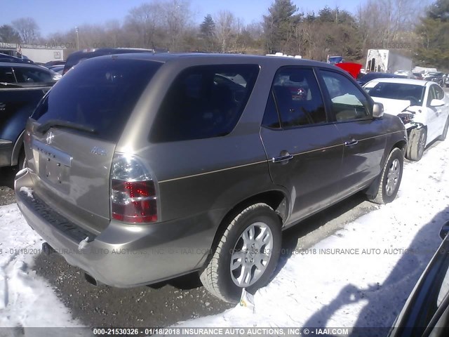 2HNYD18915H501279 - 2005 ACURA MDX TOURING Champagne photo 4