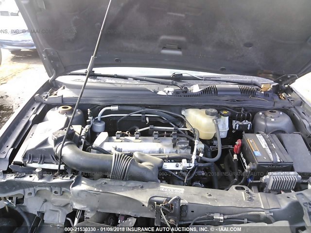 1G1ZS58F27F294749 - 2007 CHEVROLET MALIBU LS ნაცრისფერი ფოტო 10