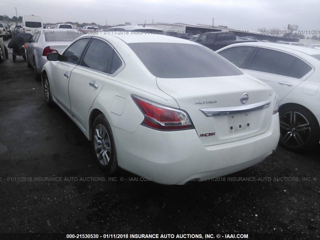 1N4AL3AP0EN357851 - 2014 NISSAN ALTIMA 2.5/S/SV/SL WHITE photo 3