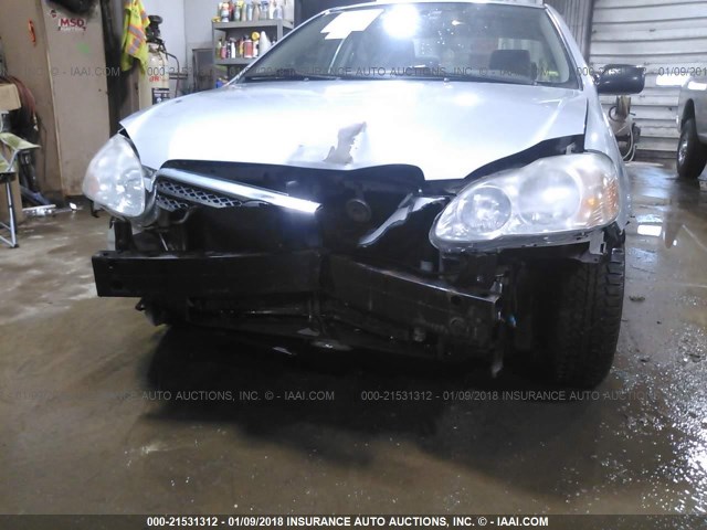 2T1BR32E57C761308 - 2007 TOYOTA COROLLA CE/LE/S SILVER photo 6