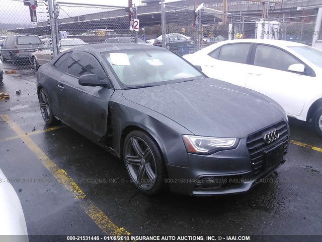 WAUMFAFR2EA054944 - 2014 AUDI A5 PREMIUM PLUS GRAY photo 1