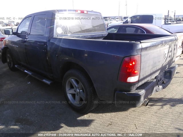 1C6RD6KT8CS182438 - 2012 DODGE RAM 1500 ST BLUE photo 4