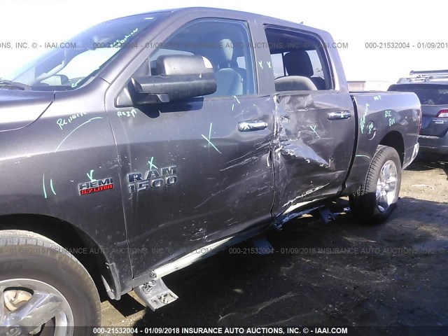 1C6RR6LT8ES416483 - 2014 RAM 1500 SLT GRAY photo 6