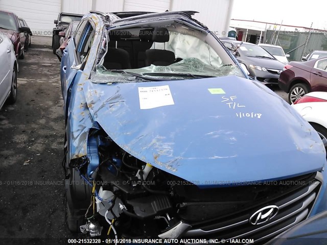 KM8J3CA23HU460587 - 2017 HYUNDAI TUCSON LIMITED/SPORT AND ECO/SE BLUE photo 6