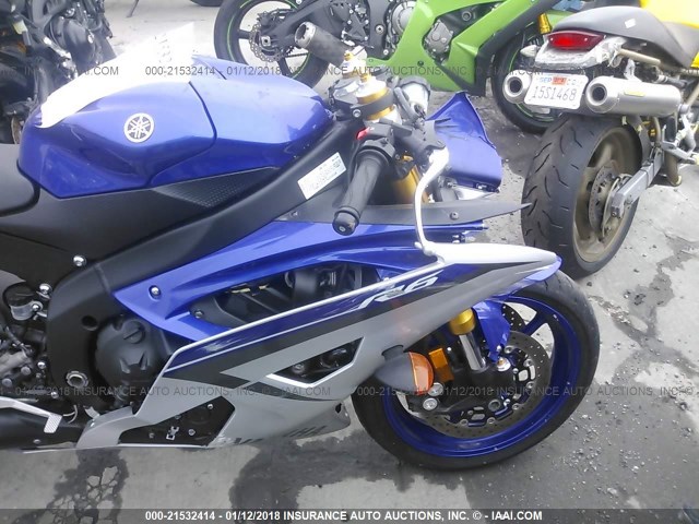 JYARJ16YXFA009858 - 2015 YAMAHA YZFR6 C BLUE photo 5