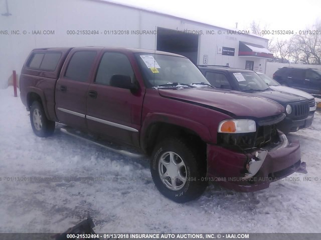 2GTEK13TX61251956 - 2006 GMC NEW SIERRA K1500 MAROON photo 1