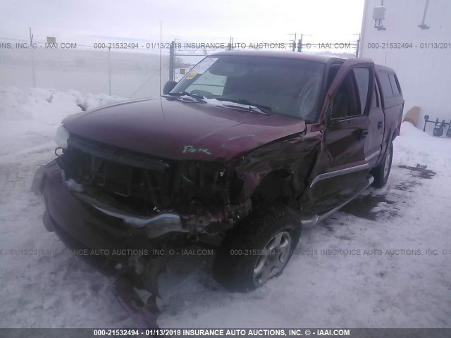 2GTEK13TX61251956 - 2006 GMC NEW SIERRA K1500 MAROON photo 6