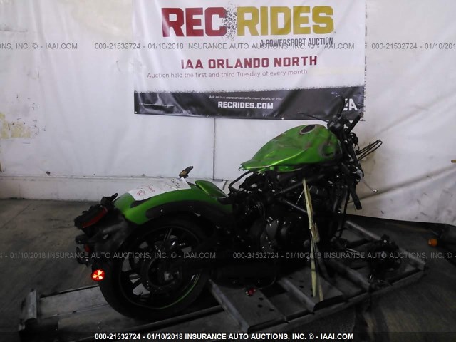 JKAENEA15FDA01672 - 2015 KAWASAKI EN650 A GREEN photo 4