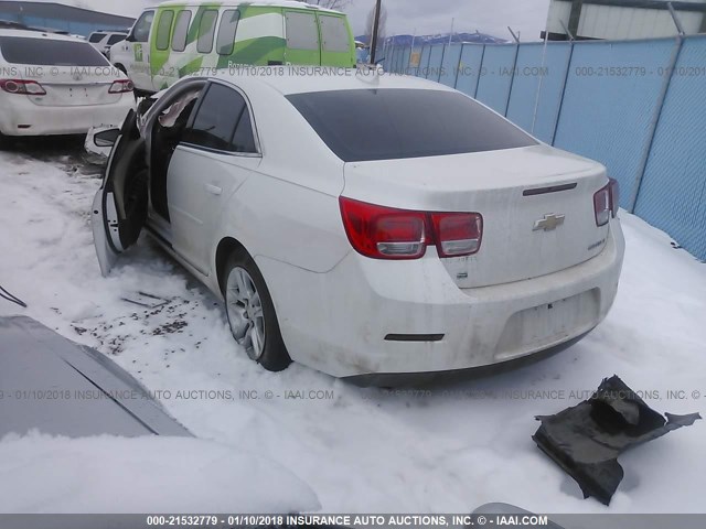 1G11C5SLXFF219207 - 2015 CHEVROLET MALIBU 1LT 白色 照片 3