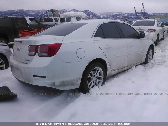 1G11C5SLXFF219207 - 2015 CHEVROLET MALIBU 1LT 白色 照片 4