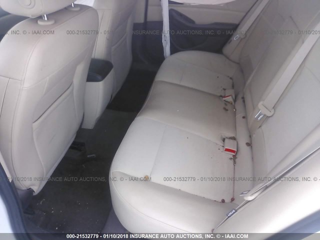 1G11C5SLXFF219207 - 2015 CHEVROLET MALIBU 1LT 白色 照片 8