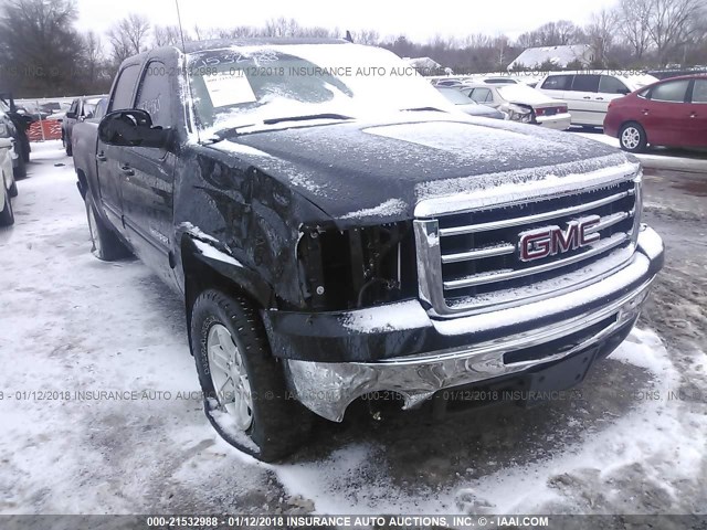 3GTP2VE72CG226844 - 2012 GMC SIERRA K1500 SLE BLACK photo 6