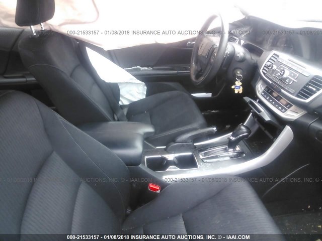 1HGCR2F53EA063047 - 2014 HONDA ACCORD SPORT GRAY photo 5