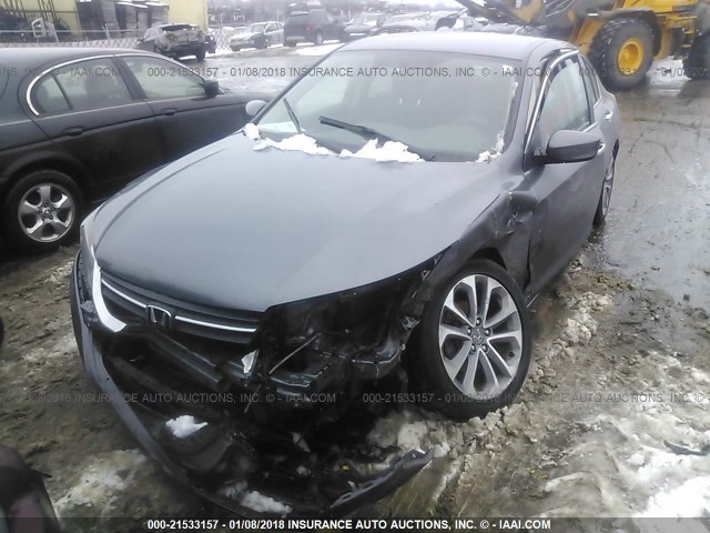 1HGCR2F53EA063047 - 2014 HONDA ACCORD SPORT Сұр фото 6