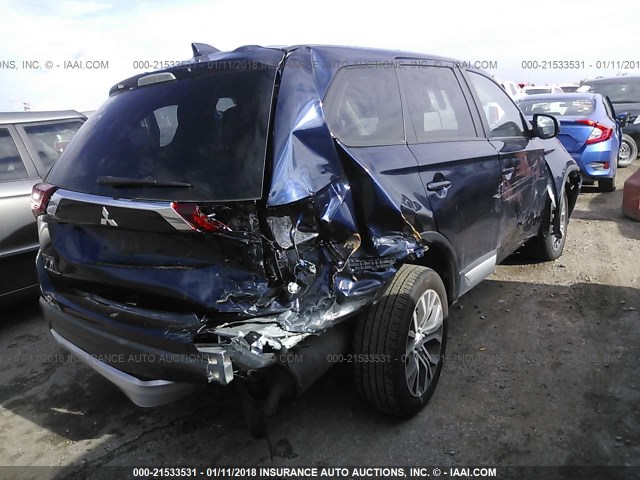 JA4AD2A36HZ048312 - 2017 MITSUBISHI OUTLANDER ES 蓝色 照片 4