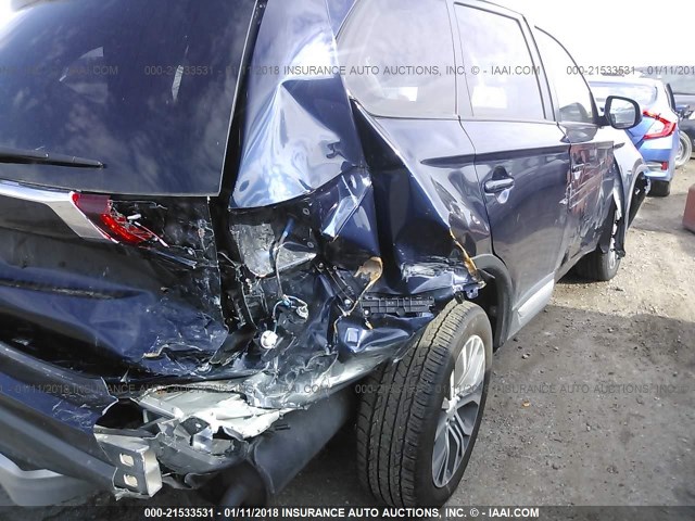 JA4AD2A36HZ048312 - 2017 MITSUBISHI OUTLANDER ES 蓝色 照片 6