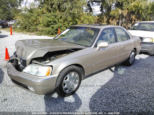 JH4KA9666YC001670 - 2000 ACURA 3.5RL GOLD photo 2