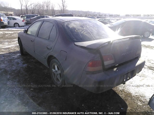 JN1CA21A3XM300800 - 1999 NISSAN MAXIMA GLE/GXE/SE MAROON photo 3