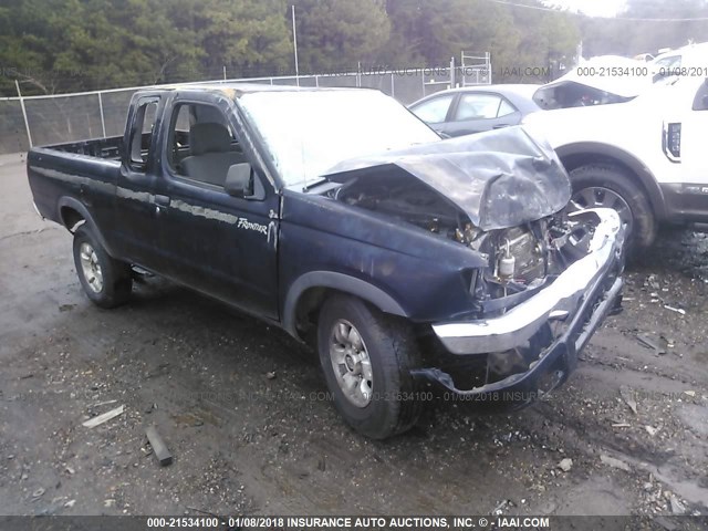 1N6DD26S7WC327851 - 1998 NISSAN FRONTIER KING CAB XE/KING CAB SE BLUE photo 1