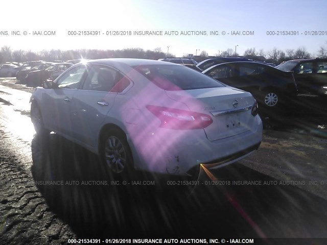 1N4AL3AP2GN308542 - 2016 NISSAN ALTIMA 2.5/S/SV/SL/SR WHITE photo 3