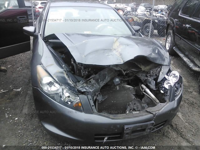 1HGCP2F42AA052502 - 2010 HONDA ACCORD LXP GRAY photo 6