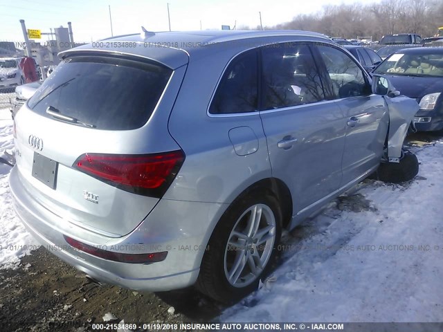 WA1L2AFP6GA062552 - 2016 AUDI Q5 PREMIUM PLUS Light Blue photo 4