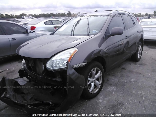 JN8AS58T48W014345 - 2008 NISSAN ROGUE S/SL BEIGE photo 2