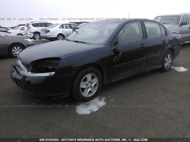 1G1ZT54855F155216 - 2005 CHEVROLET MALIBU LS Mavi foto 2