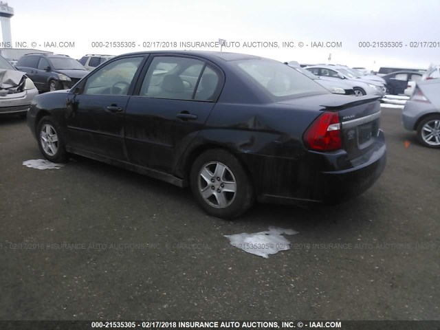 1G1ZT54855F155216 - 2005 CHEVROLET MALIBU LS Mavi foto 3