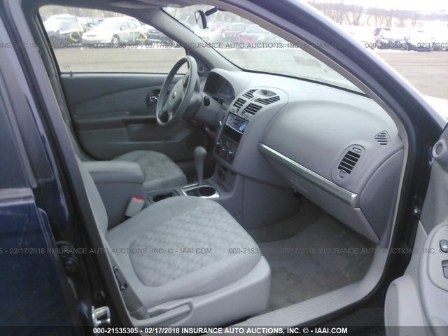 1G1ZT54855F155216 - 2005 CHEVROLET MALIBU LS Mavi foto 5
