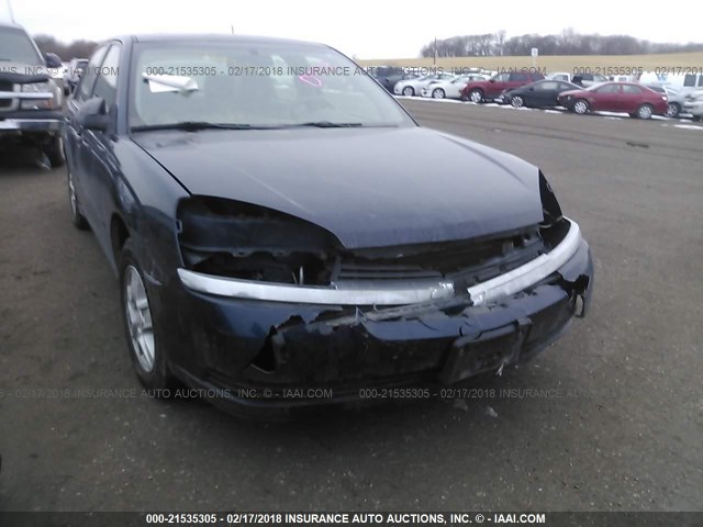 1G1ZT54855F155216 - 2005 CHEVROLET MALIBU LS Mavi foto 6