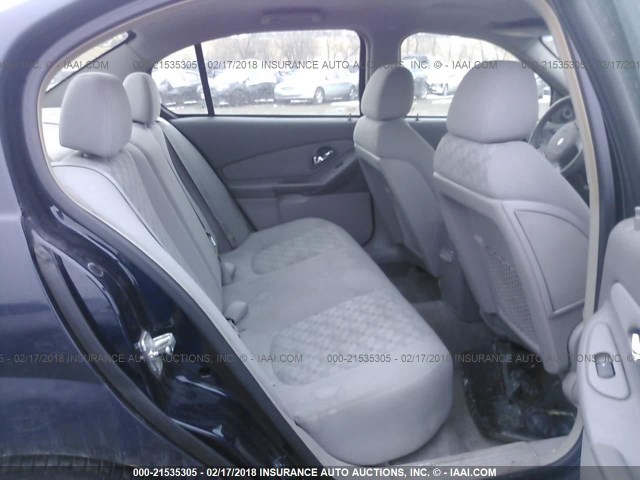 1G1ZT54855F155216 - 2005 CHEVROLET MALIBU LS Mavi foto 8